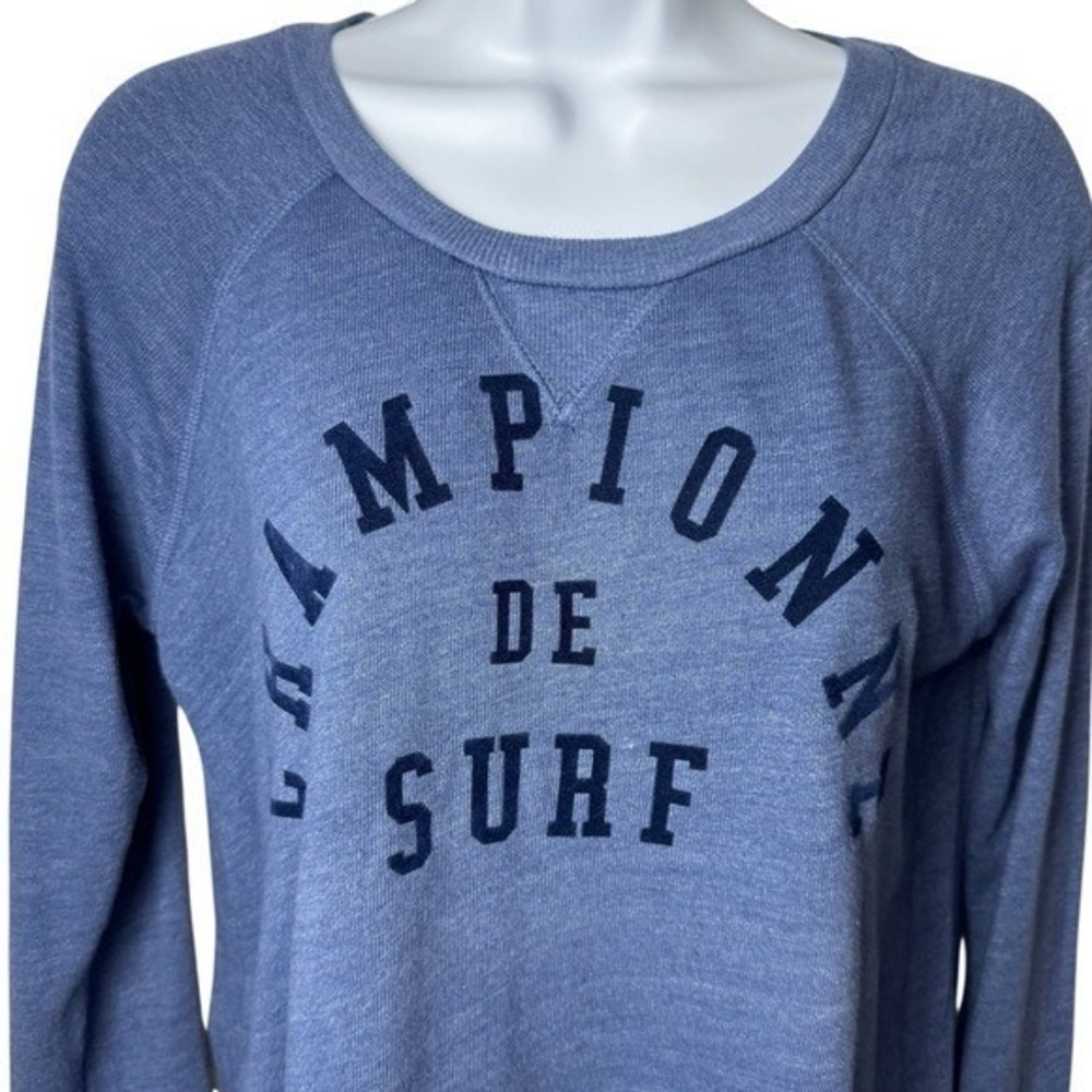 Sundry Championne De Surf Crewneck Sweater Coastal Lightweight Cozy Surf S - Picture 4 of 12